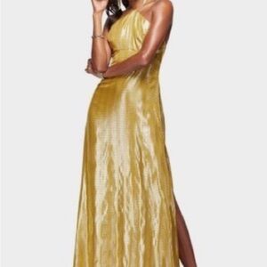 Ramy Brook Shimmering Gold Dress